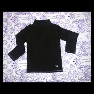 Black Long Sleeves Turtle Neck